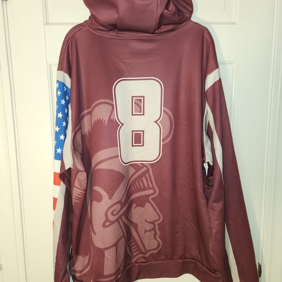 Trojans Lacrosse Maroon Hoodie - Picture 2 of 3
